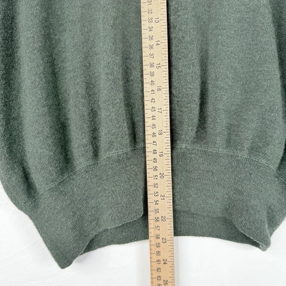 Faconnable Sweater Men's 100% Merino Wool Crew‎ Neck Preppy Jumper Pullover SZ-L